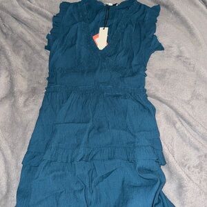 Pinch sleeveless mini dress